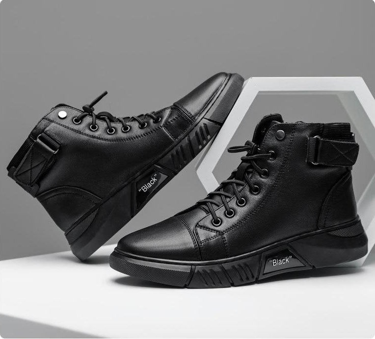 NevoBlack - Chaussures orthopédiques en cuir élégantes et confortables