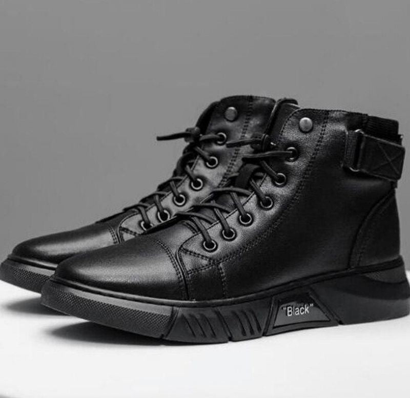 NevoBlack - Chaussures orthopédiques en cuir élégantes et confortables